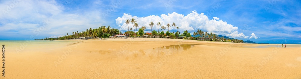 Panoramic picture of a beach in Thailand Panoramic picture of a beach in Thailand