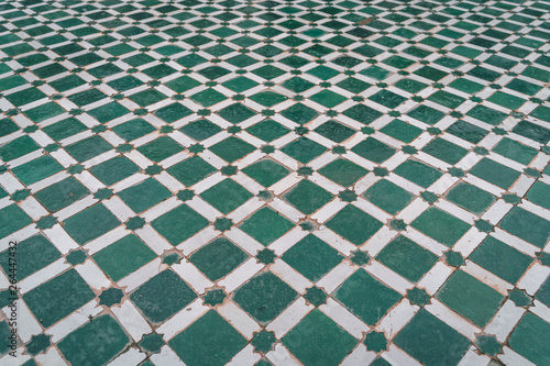 Details of buildings in Morocco, typical architecture