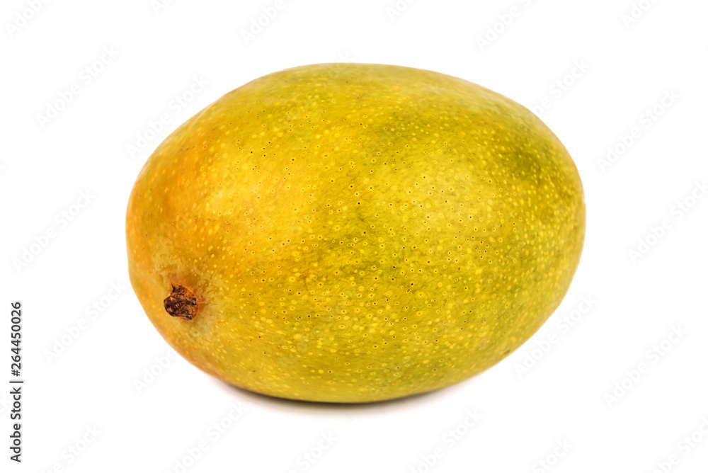 ripe sweet mango on white