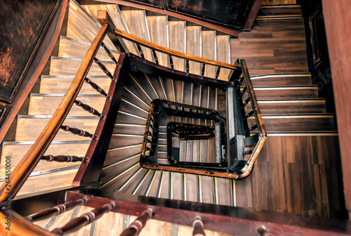 Fényképezés retro spiral staircase