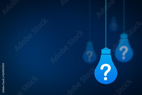 Wall Mural Question mark concept