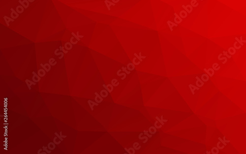 Red triangles background. A...