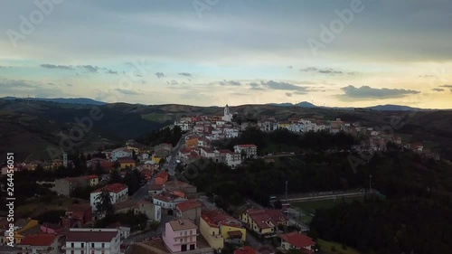 drone shot of ripacandida in Basilicata photo