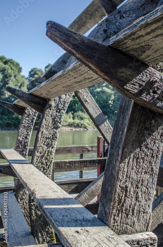 Old river mill details