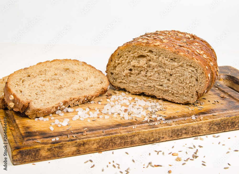 homemade bread on board homemade bread on board