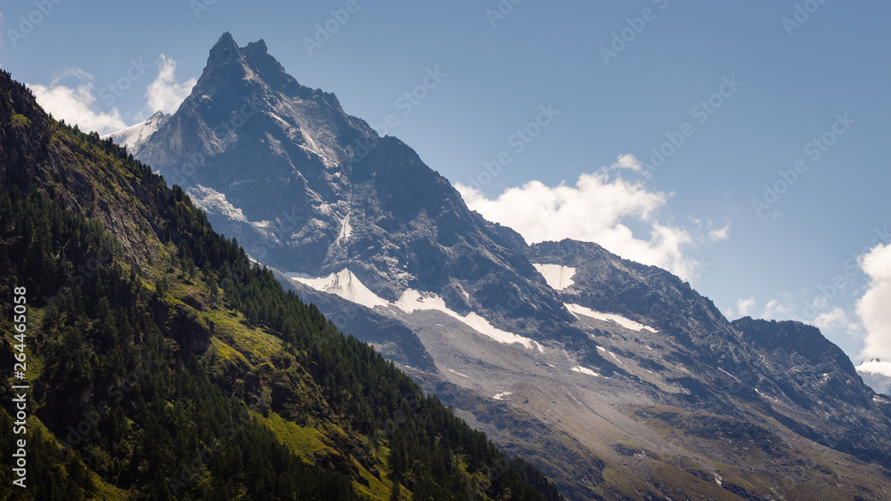 Mountain Besso in Val d'Anniviers, Switzerland