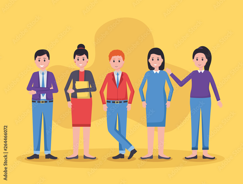 Fototapeta premium team people office