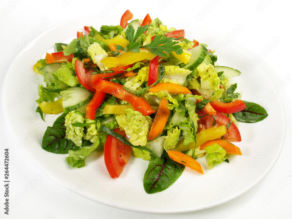 Colorful mixed Salad with Vegetables