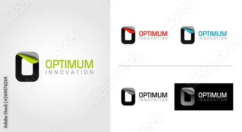O Letter Logo Template Set