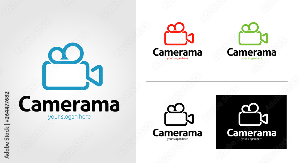 Camera Logo Template Set