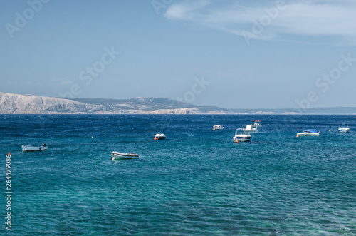 Boats on the Adriatic sea