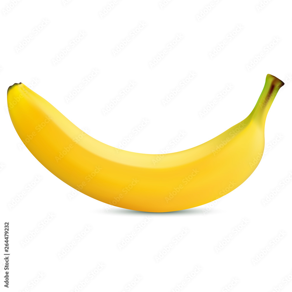 Banana Isolated On White Background Banana Isolated On White Background