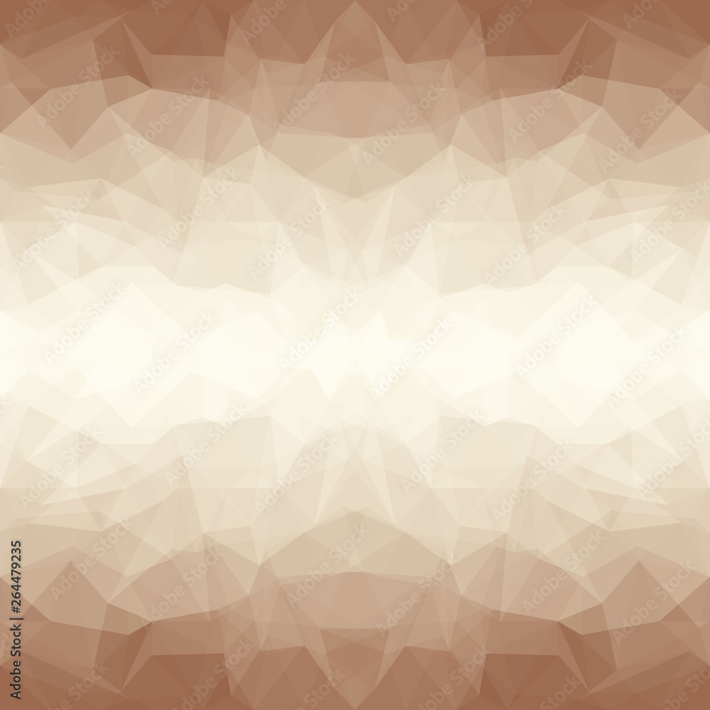 Obraz premium Abstract Brown Polygonal Background
