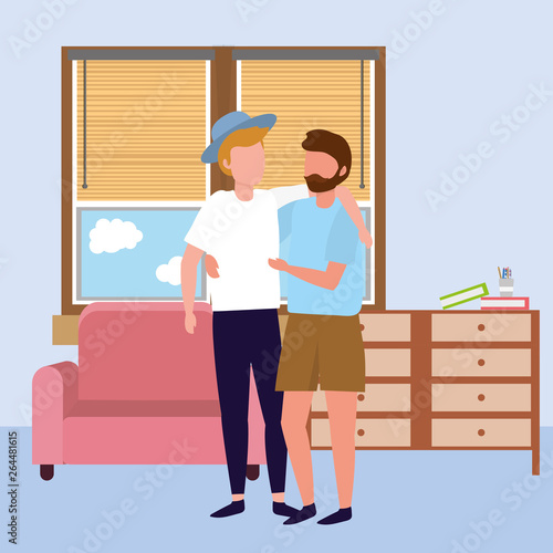 causal people cartoon