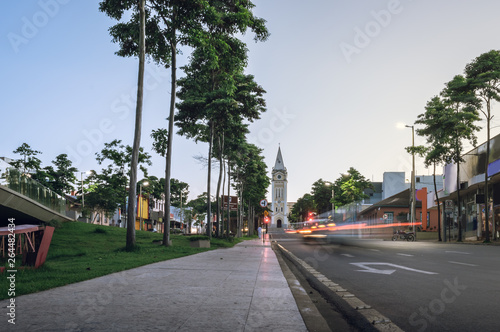 Downtown square  Coronel Adolpho  in Araxa  MG  Brazil