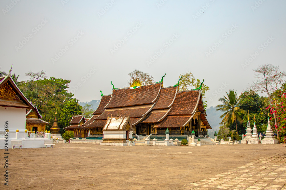 Exterior of Wat Xiang Thong in Luang Prabang Laos Exterior of Wat Xiang Thong in Luang Prabang Laos