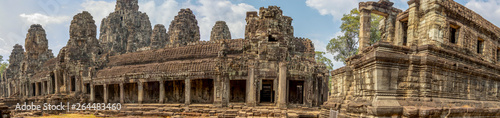 Courtyard of Bayon Temple in Angkor Thom
