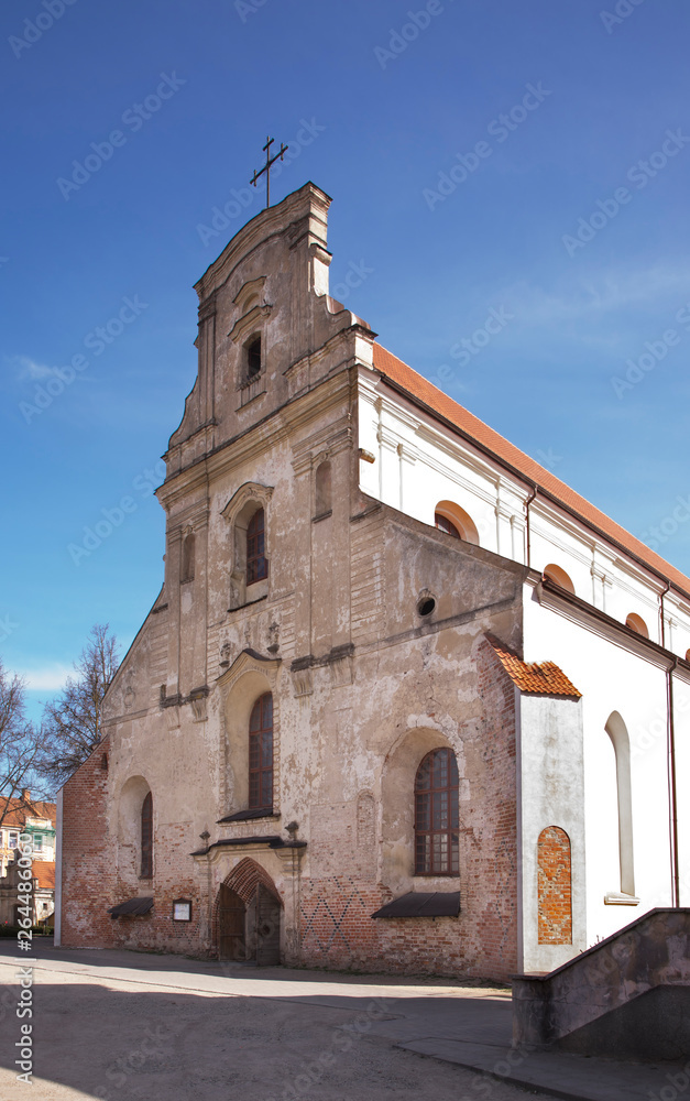 Church of Assumption of Blessed Virgin Mary in Vilnius. Lithuania