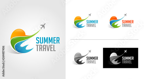 Traveling Logo Template Set