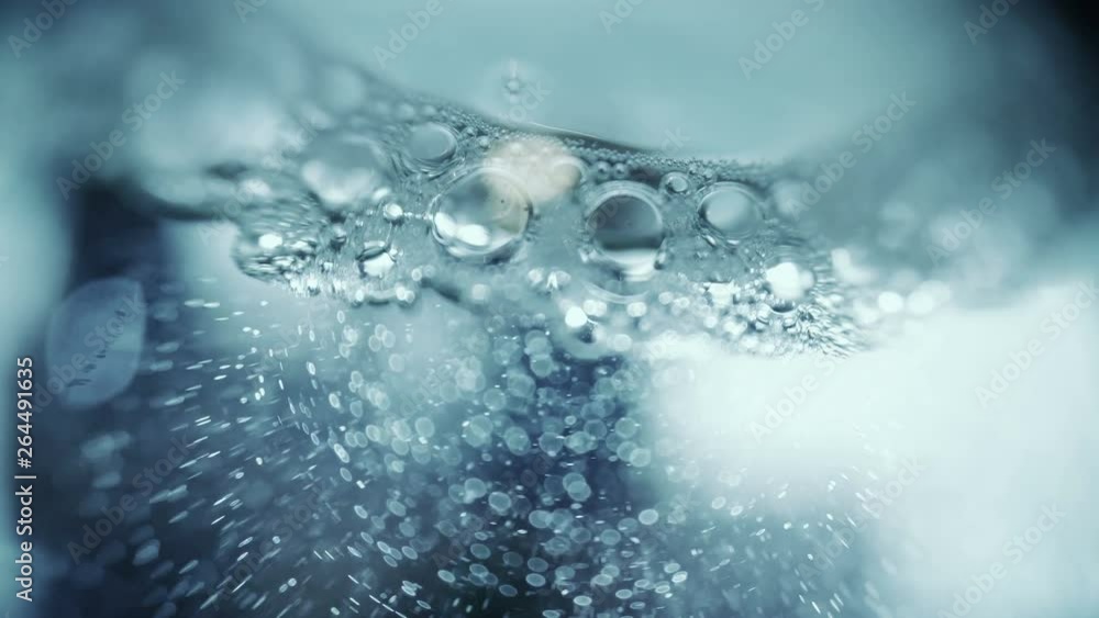 Bubbles In A Liquid macro shot Bubbles In A Liquid macro shot