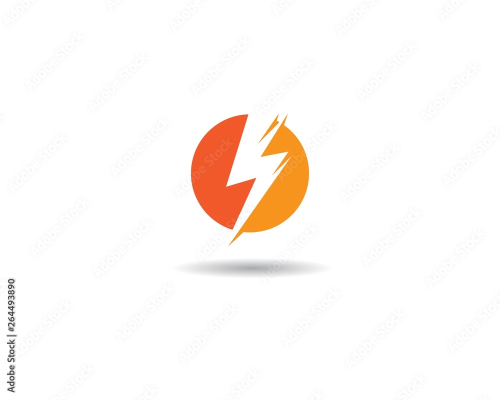 Thunderbolt logo template Thunderbolt logo template