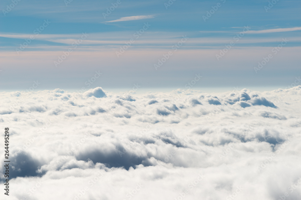 Naklejka premium Sea of clouds