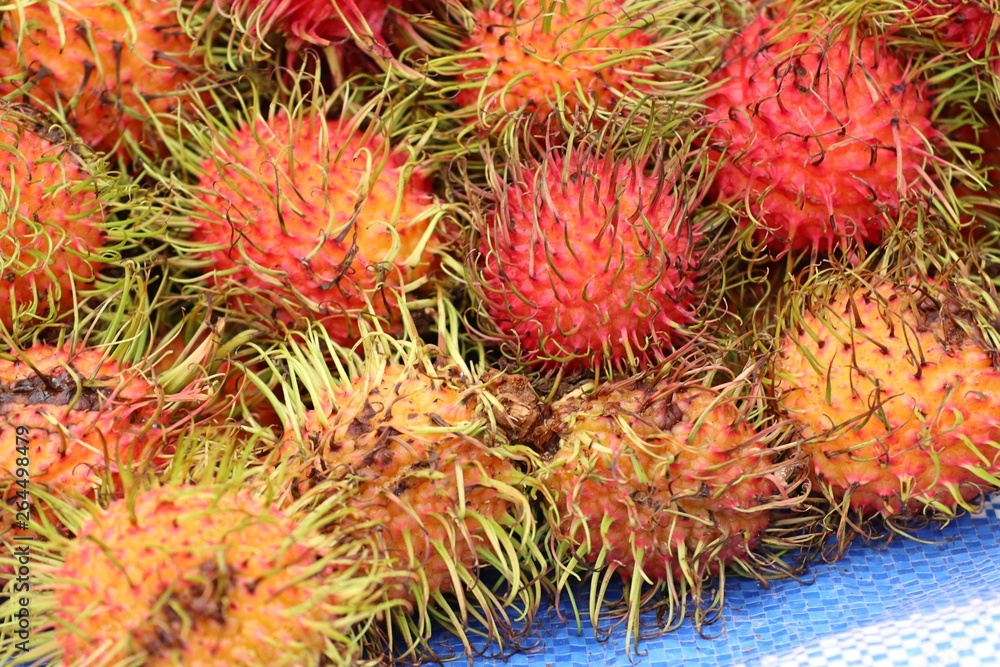 rambutan at street food rambutan at street food