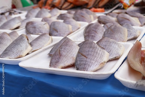 Dried fish at the market