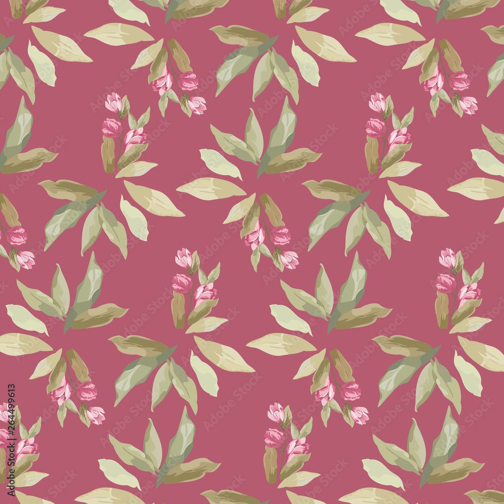 Fashionable pattern in small flowers. Floral background for textiles. Fashionable pattern in small flowers. Floral background for textiles.
