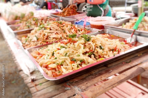 salad spicy at street food © oilslo
