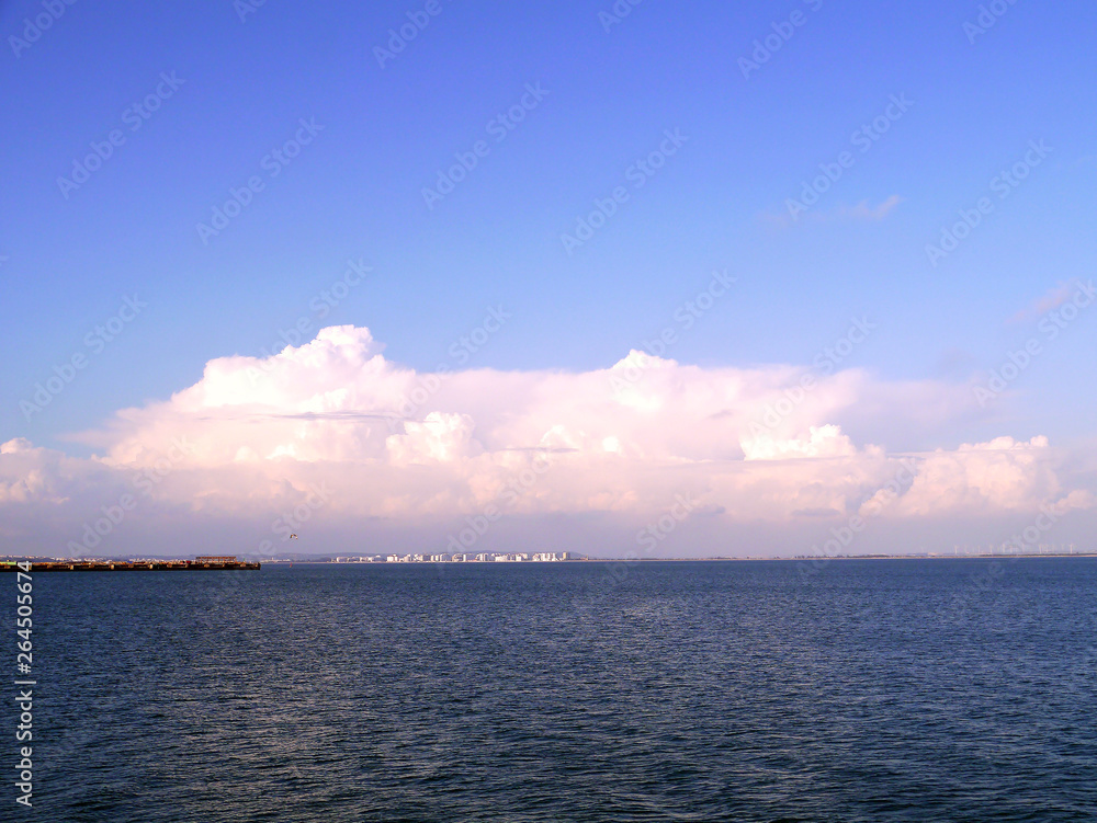 Coast of City Port of Santa Maria in Cadiz, Andalusia. Spain. Europe Coast of City Port of Santa Maria in Cadiz, Andalusia. Spain. Europe
