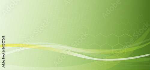 The abstract green graphic for background content.