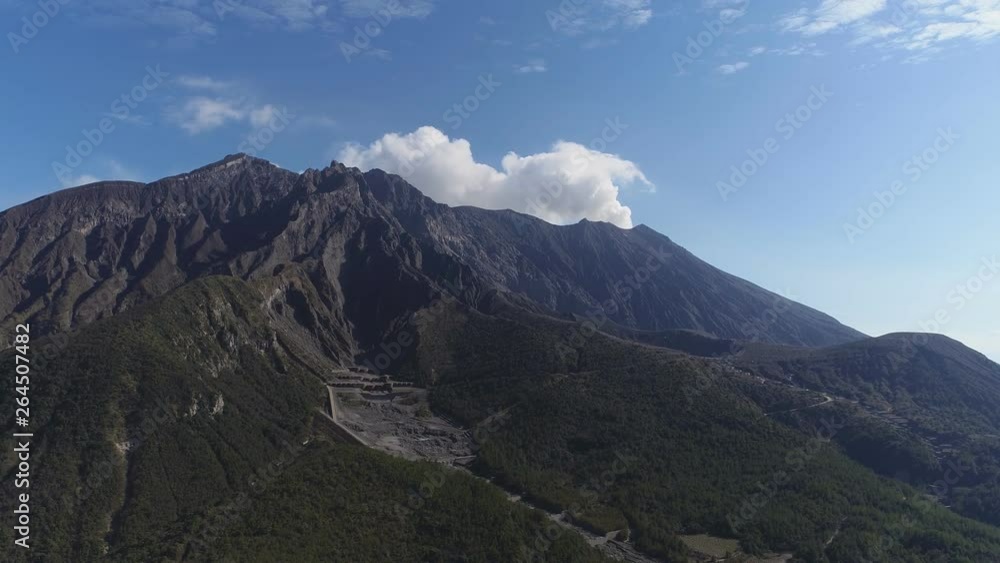 桜島　ドローン空撮