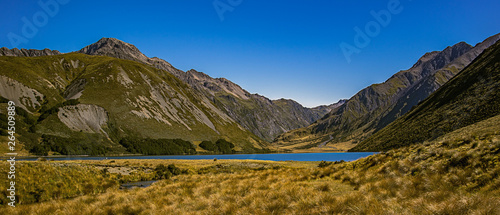 Lake in the Mountains, New Zealand