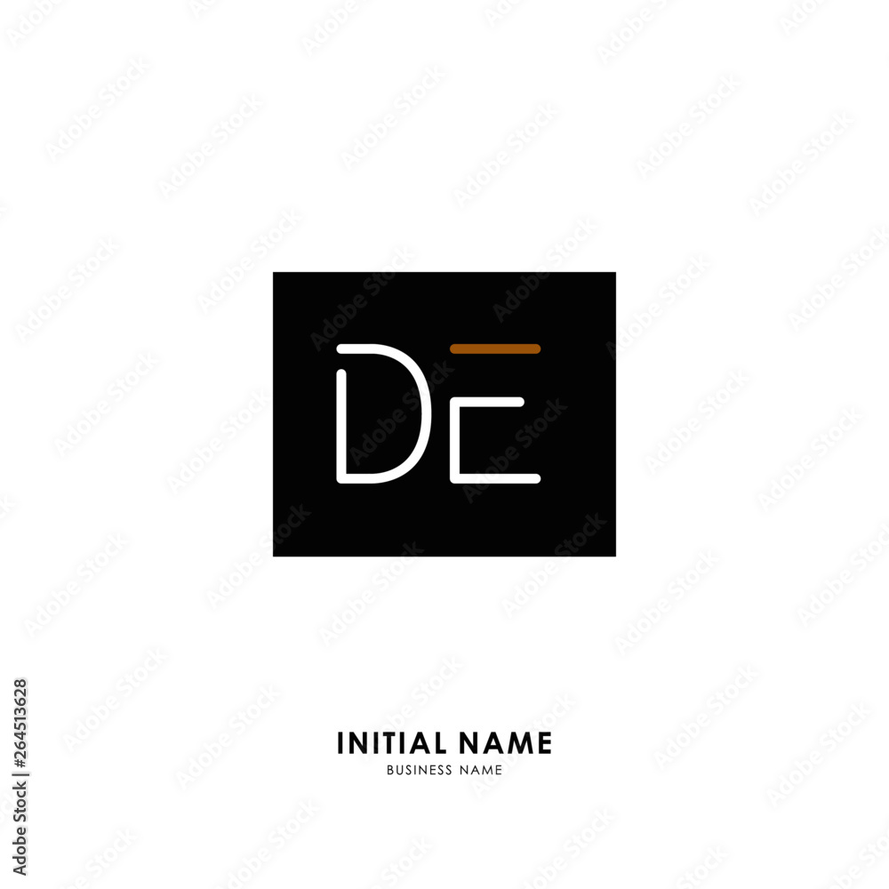 D E DE Initial logo letter with minimalist concept. Vector with scandinavian style logo. D E DE Initial logo letter with minimalist concept. Vector with scandinavian style logo.