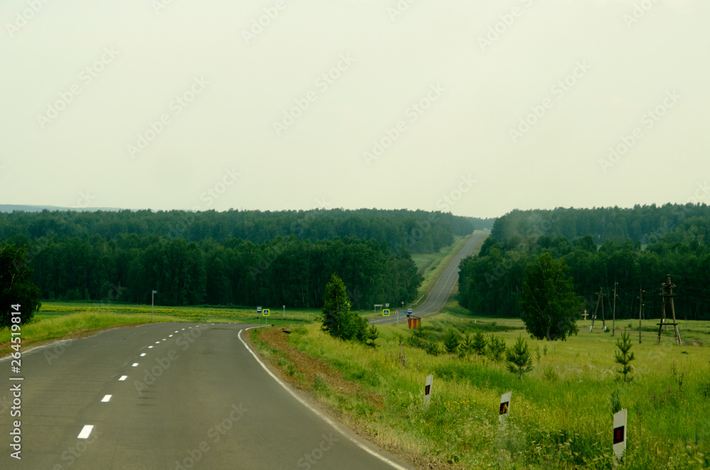 Fototapeta premium Road to the village