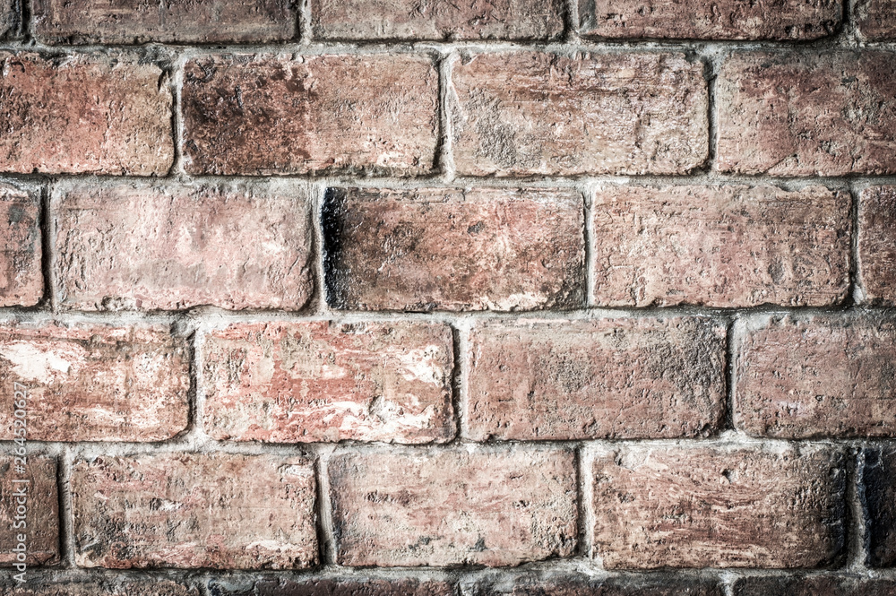 Old brick wall background. Close up of rustic brickwork of old building. Old brick wall background. Close up of rustic brickwork of old building.