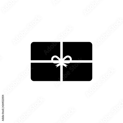 Gift card graphic design template vector isolated