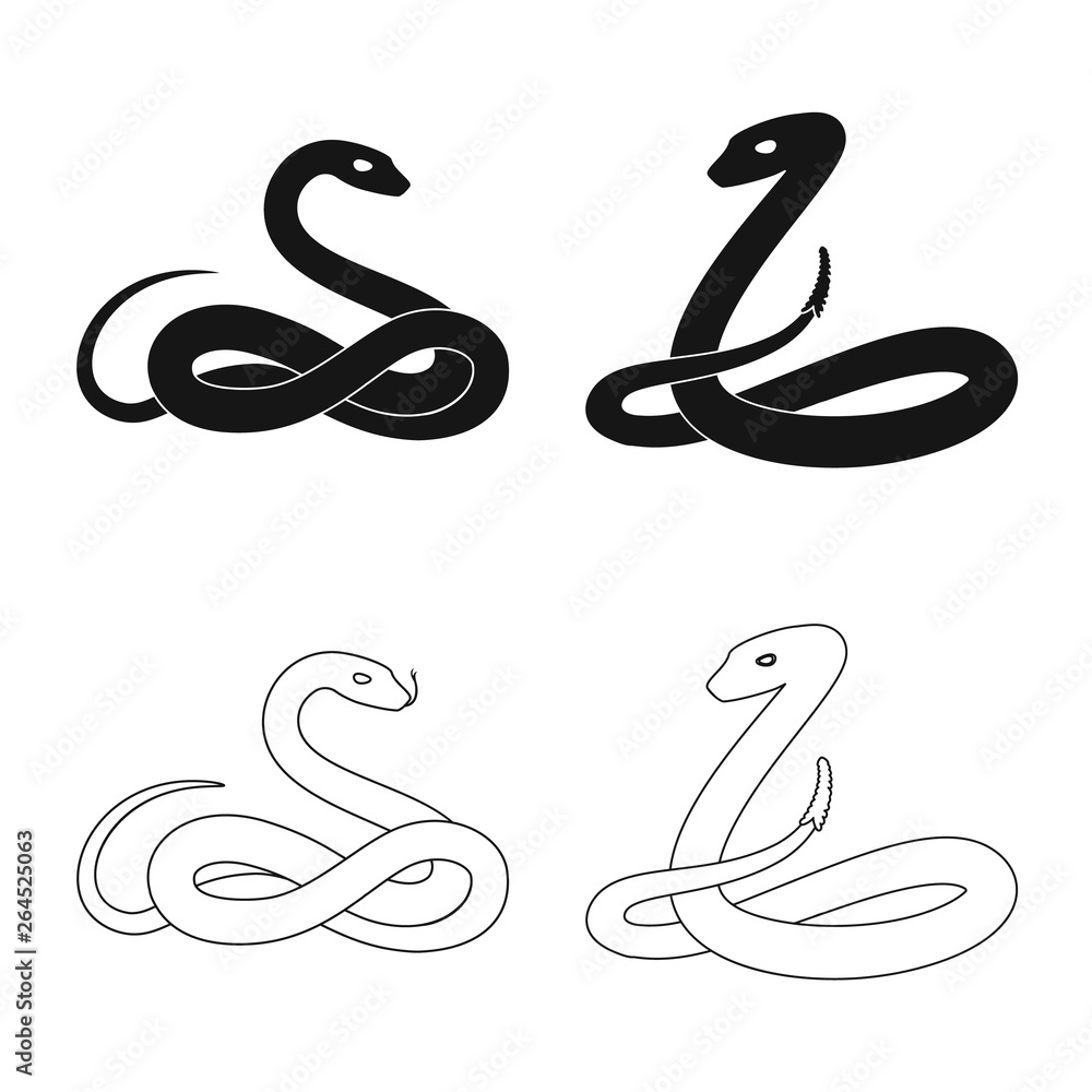 Vector design of mammal and danger icon. Set of mammal and medicine vector icon for stock. Vector design of mammal and danger icon. Set of mammal and medicine vector icon for stock.