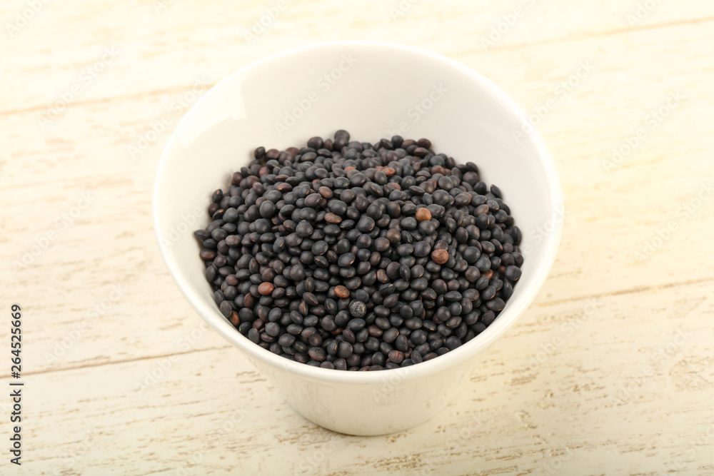 Black lentils Black lentils