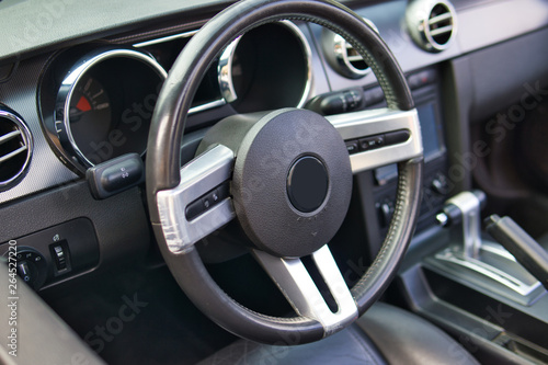 View of the interior of a modern automobile © Igor Syrbu