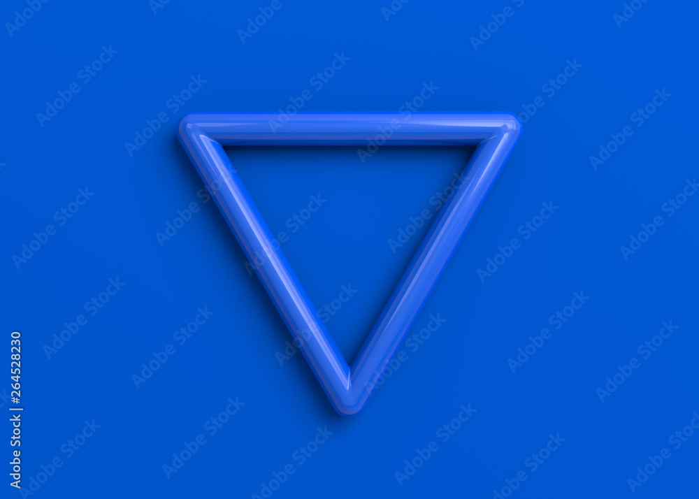 Abstract 3d render of triangle shape, modern geometric background design Abstract 3d render of triangle shape, modern geometric background design