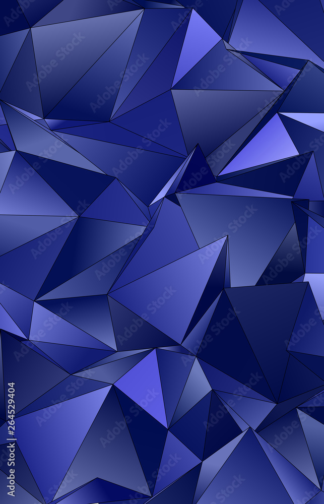 Obraz premium 3d Triangles, abstract background. Design wallpaper.