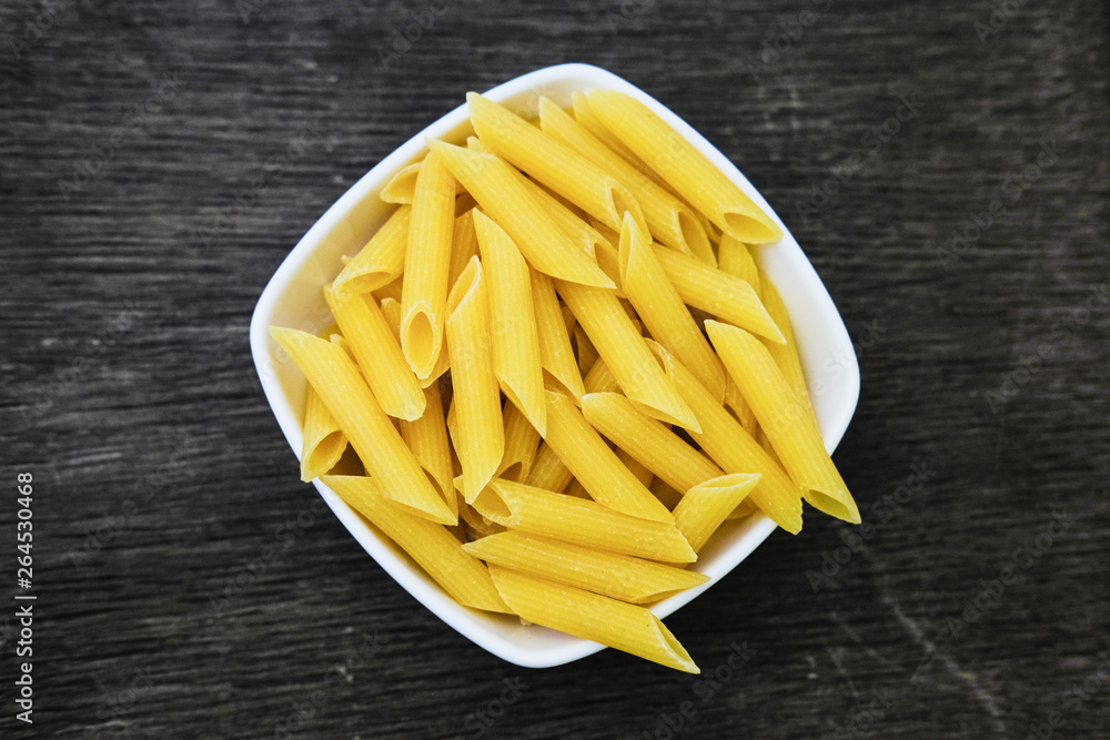 Barilla noodles in the bowl