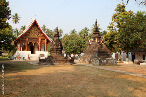 a buddhist temple (Wat Aham) in Luang Prabang (Laos)