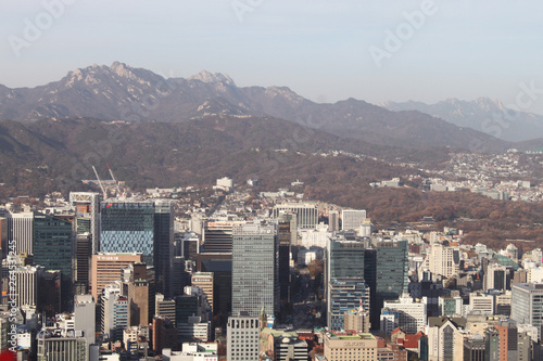 Korea City in Mountian