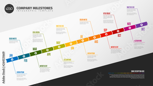 Full year timeline template