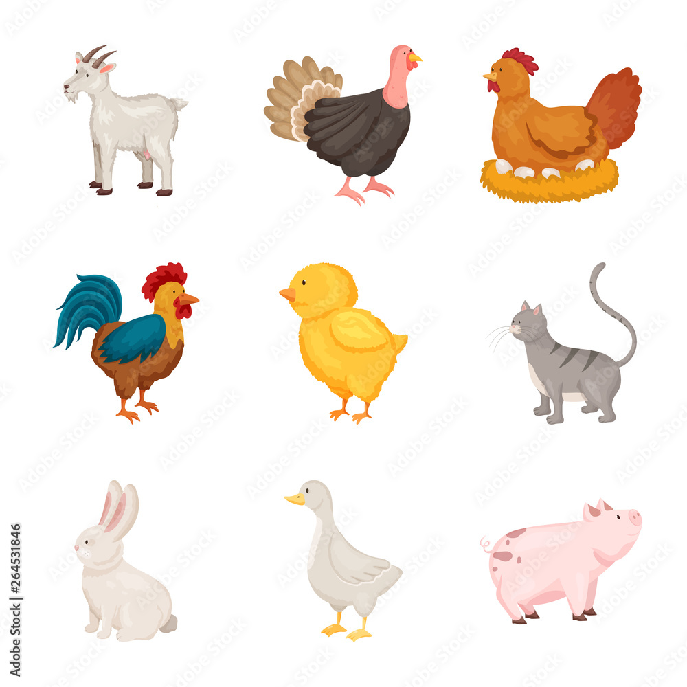 Vector design of farm and food icon. Set of farm and countryside vector icon for stock. Vector design of farm and food icon. Set of farm and countryside vector icon for stock.