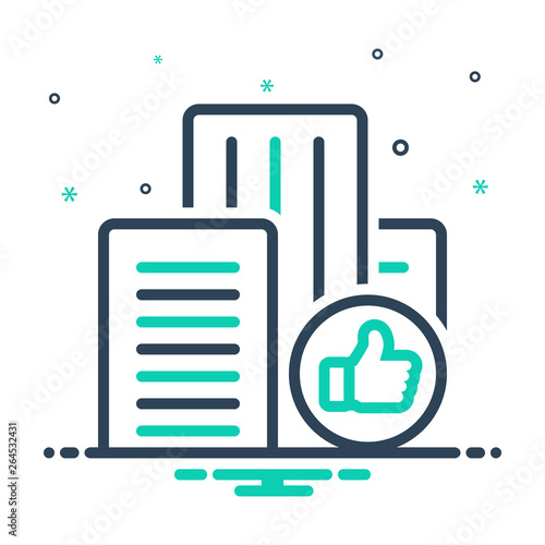 Mix line icon for occupying accessible