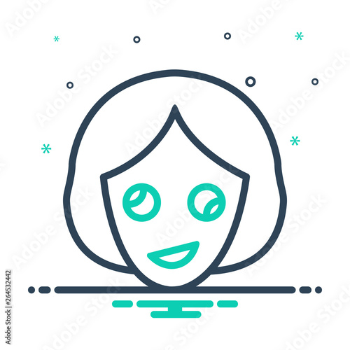 Mix line icon for oddity abnormality